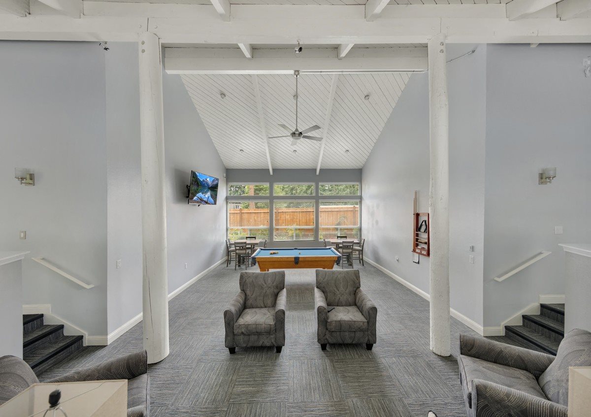 Wilderness West Clubhouse Interior Pool Table Wilderness West Clubhouse Interior Pool Table